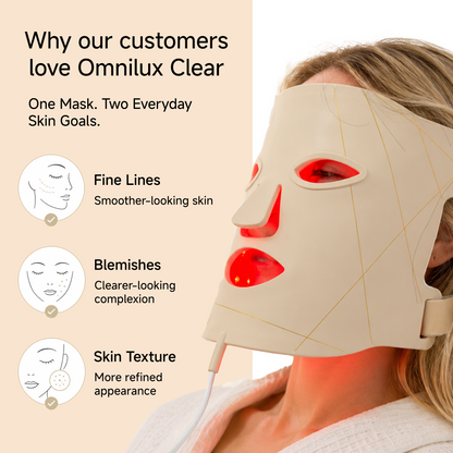 LUMIEMS FDA LED Red Light Therapy Face Mask