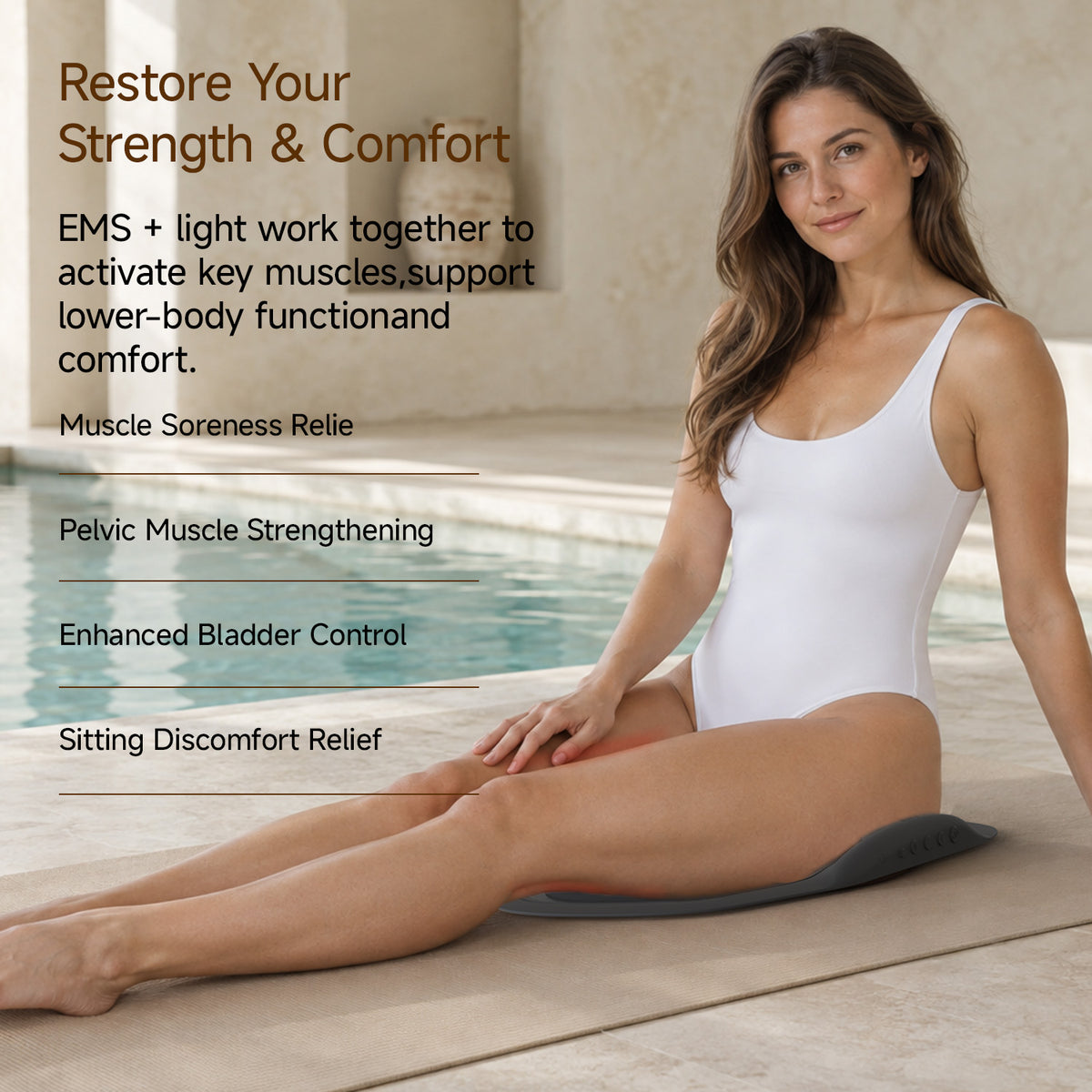 LUMIEMS GluteLift EMS Toning Pad