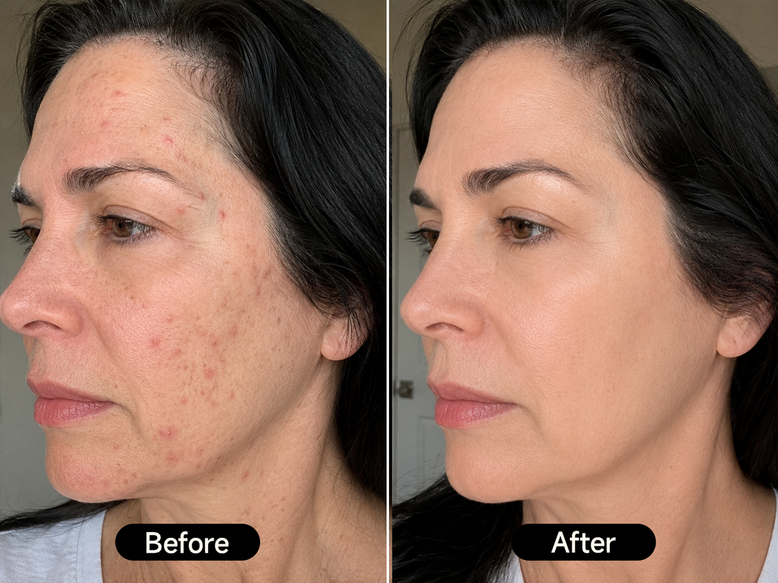 Cleared stubborn breakouts and calmed post-acne redness in 7 days.