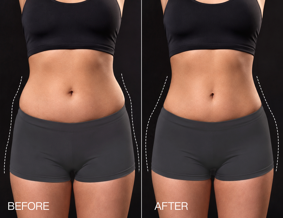 Helps enhance the appearance of a more sculpted waistline.